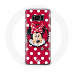 Coque pour Samsung Galaxy S8 Minnie Mouse Dessin anim&eacute; Rouge
