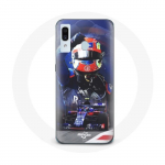 &Uuml;mbris Samsung Galaxy A30 Vormel 1 Pierre Gasly F1 Racing Driveri jaoks, punane sinine