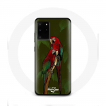 &Uuml;mbris Samsung Galaxy S11 Plus Pionus Parrot Red jaoks