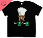LET S COOK CHEF T-S&Auml;RK &ndash; Breaking Bad Walter White Meth Heisenberg TV Graphic T-s&auml;rgid Unisex r&otilde;ivad WoUnisex Tops Tee S