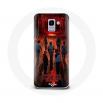 &Uuml;mbris Samsung Galaxy A6 2018 Stranger Things plakatimeeskondade f&auml;nnikunsti 4. hooaja jaoks