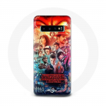 &Uuml;mbris Samsung Galaxy S10 Stranger Things Teaser 4. hooaja plakati tegelased Art