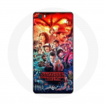 &Uuml;mbris Huawei P8 Lite jaoks Stranger Things Teaser 4. hooaja plakatitegelaste kunst