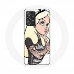 Coque pour Samsung Galaxy A33 5G Alice princesse tatou&eacute;e