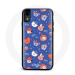 &Uuml;mbris telefonile Iphone XS Max BTS Bangtan Sonyeondan BT21 Christmas 2023