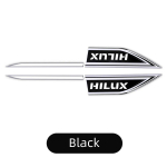 2pcs/Set For toyota hilux car Fender Metal Sticker Exterior Decorative Decals Modification Car Emblem Accessories