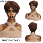 LISI HAIR l&uuml;hike hall parukas S&uuml;nteetilised naturaalsed sirged parukad naistele igap&auml;evaseks kasutamiseks peol Cosplay juustele kuumakindel parukas 25cm