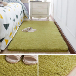 Pehme kohev vaip Roosa kollane valge mitmev&auml;rviline vaip Kaunistus Magamistoa T&uuml;drukule Suur vaip elutuppa Mat Shaggy 50*160