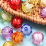 K&auml;sit&ouml;&ouml;na valmistatud 80 tk/40 tk ripats akr&uuml;&uuml;l DIY tarvikud arbuus k&auml;sit&ouml;&ouml; lahtised helmed 8/10 mm kaelakee k&auml;ev&otilde;ru ehete tegemine v&otilde;ileib 8mm/80pcs mitmev&auml;rviline