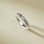 BELLA BOX Lihtne moekas m&uuml;&uuml;gimustriga ni&scaron;is&otilde;rmus Naiste k&auml;sitsi valmistatud sabast s&otilde;rmus Indeksi s&otilde;rmuse peoaksessuaarid 6-no. plaatina