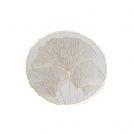 &Uuml;mmargune kuumakindel platsmatt Ginkgo Leaf Design Kuldne h&otilde;bedane lauakaitsematt P&otilde;letusvastane isoleeritud taldrikumatt koduse pulmak&ouml;&ouml;gi jaoks kuldne