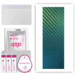 apgo Protective Skin Sticker for the back compatible with Huawei Mate Xs, Wrap Film, Foil, Vinyl - Pattern Carbon Chameleon CAKA1