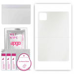 apgo Protective Skin Sticker for the back compatible with Doogee T10S, Wrap Film, Foil, Vinyl - Pattern Matte Transparent