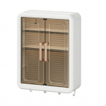 Vannitoa meigikorraldaja du&scaron;iriiul Seinale kinnitatav Ruumi s&auml;&auml;stmine Tolmukindel v&uuml;rtsiriiuli hoiukarp