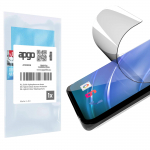apgo Ultra-Clear Hybrid protective glass compatible with Vivo Y17s, flexible nano glass, great replacement for tempered glass, scratch-resistant, full