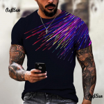 Spliced ​​Meeste T-s&auml;rk Retro l&uuml;hikeste varrukatega T-s&auml;rgid 2024 Uued meeste riided Ruudulise mustriga T-s&auml;rgid Suurem&otilde;&otilde;dulised Euroopa topsid 3XL