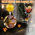 Sepistatud p&auml;ikeselillevalgusti, kerge, maanduspistikuga aia veekindel valgusti One Size