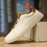 Meeste vabaajajalatsid Klassikalised n&ouml;&ouml;riga madala &uuml;laosaga Loafer Fashion tossud 39 valge