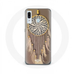 Coque pour samsung galaxy A40 Attrape R&ecirc;ve marron Capteur de R&ecirc;ves