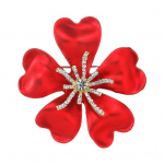 Naiste pross Lillekaunistus kroonleht libisemisvastane &otilde;lakott &uuml;likond mantel krae m&uuml;ts riiden&otilde;el punane