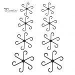 8 tk. Taimevarre tugiklambrid Kinnitatud plastikust taimeklambrid veekindlad kulumiskindlad viinapuu tugiklambrid korduvkasutatavad siseruumides kasutatavad v&auml;listingimustes kasutatavad taimede tugiklambrid must