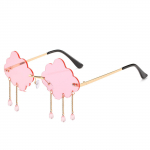 Ebakorrap&auml;rase kujuga retro p&auml;ikeseprillid prillid silmakaitse vintage ebakorrap&auml;rased unisex One Size roosa