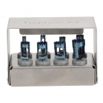 8 tk hambaravi trefiini puuride komplekt Hambaarsti implantaadi instrumendid T&ouml;&ouml;riistad Trefiini puurid koos hoidikuga 3 kuni 10 m