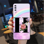 Samsung Galaxy A50 A02s M31 A70 A30 A10 A20e A40 A10s M30s M51 M52 M22 M32 &uuml;mbris, must, roosade t&auml;htedega MSR Samsung A50