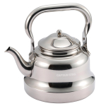 CAPTAIN STAG Camping grilli veekeetja, t&auml;ismahutavus 1,5 l, roostevabast terasest laia suuga matkakeetja UW-3583 gray