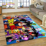 Anime 3D D-Dragon-Ball Jaapani multifilmi vaibavaip elutoa magamistoa sisekujunduseks, libisemiskindel p&otilde;randamatt diivani uksemati jaoks 100cm x 150cm