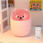 Ins Style loominguline armas kodune kaanega pr&uuml;gikastiga t&ouml;&ouml;laud V&auml;ike mini Kawaii magamistoa kirjutuslaud hoiukarbi pliiatsihoidja Kingi kleebis hall