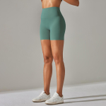 Naised jooga M&otilde;eldud jooga jaoks K&otilde;rge k&otilde;rgusega l&uuml;hike, nii pehme, et tundub kaalutu jooksmine Jalgrattaretuusid Fitness l&uuml;hikesed p&uuml;ksid 31 v&auml;rvi L