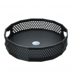 Mitmek&uuml;lgne maitseaineriiul 360 kraadi p&ouml;&ouml;rlev suurep&auml;rane libisemisvastane plaadim&auml;ngija v&uuml;rtsiriiul S must