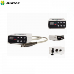 Hambaravi Kliiniline Harjadeta Mikromootor, LED Elektrimootor &Uuml;hilduv E-t&uuml;&uuml;pi Optilise Kiudaine Handpiece 2 holes EU Plug valge
