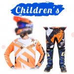 motokrossi k&auml;igukomplekt lastele 20 22 24 26 28 v&otilde;idus&otilde;idu&uuml;likond MX MOTO kampsun ja p&uuml;ksikomplektid Noorte lapsed poiss t&uuml;druk Mootorratas BMX maastikujalgratas Combo XL-26