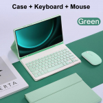 Samsung Galaxy Tab S9 FE 10,9-tolline eemaldatav Bluetooth-klaviatuuri&uuml;mbris Samsung Tab S9 FE 10,9-tollise SM-X510/X516B jaoks Portuguese Layout