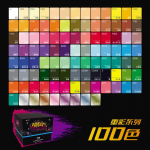 8/12/24/36/50/64/80/100 V&auml;rvimarkerid Alkohol Viltpliiats Manga Joonistusmarkerid Kahe pintsliga Kunst Koolitarbed Joonistuskomplekt Koolitarbed None