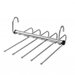 Kokkupandavad maagilised p&uuml;kste riidepuud 5/9 kihti roostevabast terasest ruumi s&auml;&auml;stev riidenagi korraldaja riidekapi jaoks Teksad p&uuml;ksid sall