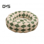 &Uuml;mmargune s&otilde;&otilde;rikupesa, libisemisvastane lemmiklooma mugav voodi, pehme kassipadjaga voodi rahustav lemmiklooma soe pesa v&auml;ikestele koertele kassidele M roheline