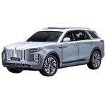 1/24 Scale Hongqi HS9 sulamist survevalu metallmudel auto K&otilde;rge simulatsiooniga S&otilde;iduki heli ja valgus Tagasit&otilde;mmatav Kollektsioon Lastele M&auml;nguasjad Kingitused tumehall v&auml;rv