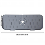 K&ouml;&ouml;gisegisti imav matt silikoonist valamu pritsmekaitse vee &auml;ravoolu padja t&ouml;&ouml;pinna kaitse lauapadi koha matt vannituppa