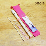 Professionaalne kaheksa auguga k&otilde;rgfl&ouml;&ouml;t, 8 auguga sopranfl&ouml;&ouml;t, must klarnet 8hole roosa