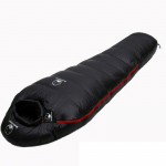 V&auml;ga soe valge hanesulgedega t&auml;iskasvanute muumia stiilis magamiskott, mis sobib talviseks termiliseks 4 erineva paksusega telkimisreisiks L