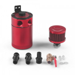 Universaalne v&otilde;idus&otilde;idu segatud alumiiniumist 2-pordiline &otilde;lip&uuml;&uuml;dur koos t&uuml;hjendusklapi &otilde;hutusfiltriga &otilde;hu&otilde;li eraldaja punane