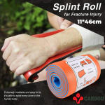 1 tk. universaalne alumiiniumist splintrulli meditsiiniline elluj&auml;&auml;mispol&uuml;meer Fixture Bone Emergency Kit &otilde;ues reisimiseks 11x46cm