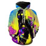 mehed Graffiti Pusad Poisid T&uuml;drukud Lapsed 3D Prinditud Pusa Naljakas Kunst Spordir&otilde;ivad Vabaaja poiss T&uuml;druk Lapsed Lahedad kapuutsiga riided M