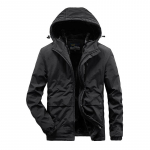 Kevadine ja s&uuml;gisene uus meeste vabaaja mood jakk Fliisist kapuutsiga avara t&otilde;mblukuga meeste jope M hall v&auml;rv