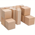 18 tk Basswood nikerdusklotsid Whitling Wood nikerdusklotsid Basswood nikerdamiseks m&otilde;eldud puidu nikerdamiseks komplekt Puiduklotsid nikerdamiseks