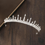 Mood Mitmekesine pruut Rhinestone Tiaras kroonid H&otilde;beda v&auml;rvi kristall pulmakroon Peakate Barokk Naiste Juukse Ehted Diadem