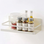 Magnetic Spice Rack K&uuml;lmkapi korrastaja riiul k&uuml;lgsein k&uuml;lmik hoiuruum v&uuml;rtside korraldamiseks kodu ja k&ouml;&ouml;gi jaoks valge